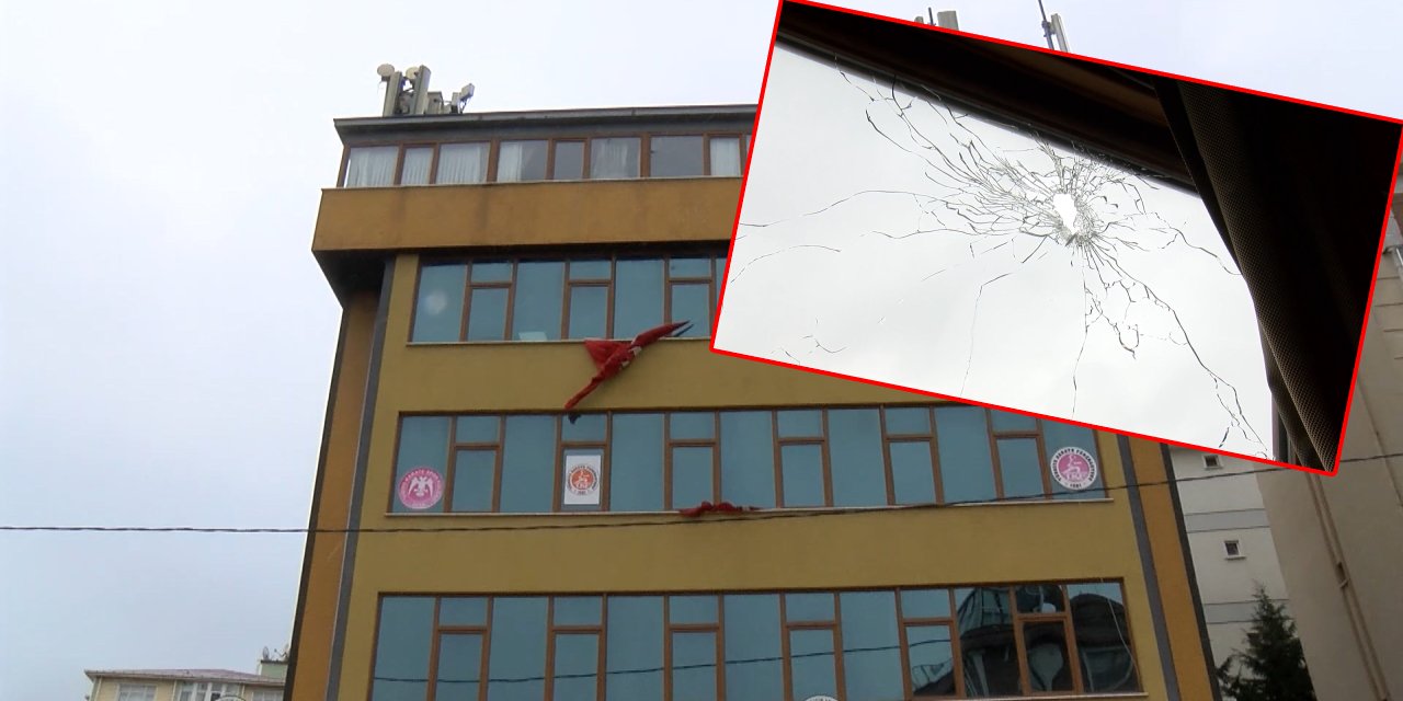 Kartal’da dernek binasına uzun namlulu silahla saldırdı