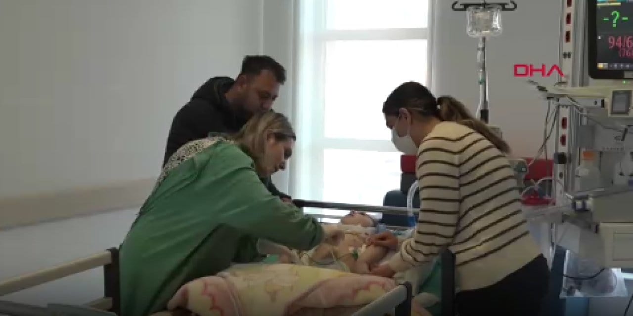 3 yaşındaki depremzede Asiye Eskişehir’de ameliyat oldu