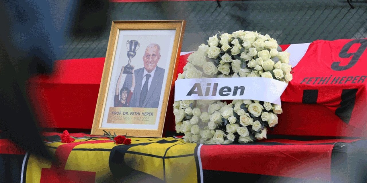 Fethi Heper son yolculuğuna uğurlandı: 9 numara emekli edildi Fethi Heper son yolculuğuna uğurlandı: 9 numara emekli edildi