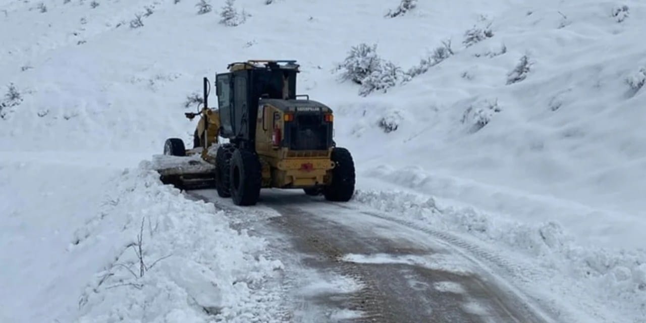 Hakkari, Muş ve Bitlis’te karla kapanan yollar için seferberlik