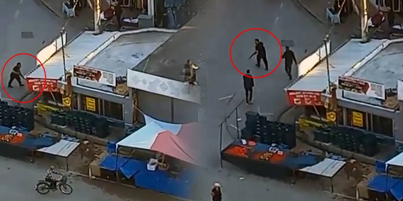 Husumetlisi ile tartıştı eşi ve kızını vurdu